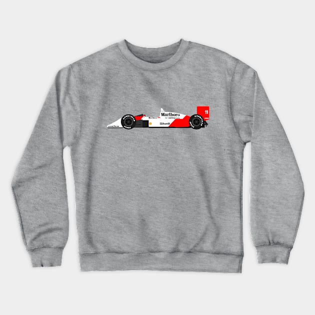 McLaren MP4/4 F1 Alain Prost Crewneck Sweatshirt by s.elaaboudi@gmail.com